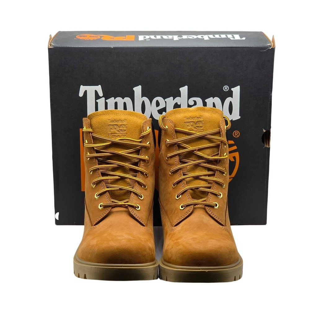 Timberland PRO Sawhorse 6" Soft Toe Work Boots Men's Size 11.5 Wheat Brown NEW